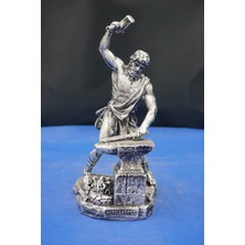 Hephaestus Ateş Tanrısı Heykel Biblo – Mitolojik Heykel Özel Tasarım 22  cm  Ev Dekor Aksesuar