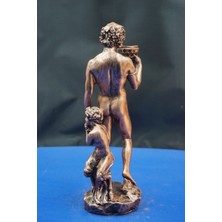 Dekoratif Dionysus Biblo Heykel – Ofis Dekorasyon Ev Dekor Hediyelik Aksesuar 25  cm
