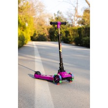 Pozart Scooter Yeni Winky 3tekerli LED Işıklı 3kademe90 Kilo Kapasite