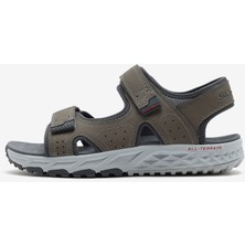 Skechers Escape Plan Trail Sandal-Forever Pursuit Erkek Natürel/Gri Sandalet 237588 Ntgy