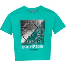 Discovery Expedition Baskılı Mint Erkek T-Shirt D5SB-TST3215