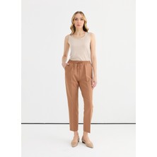 Selen Normal Bel Standart Deve Tüyü Kadın Pantolon 25YSL5347