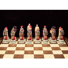 Magnet Depo Mısır-Roma Temalı Satranç Figürleri Orta Boy Şah 8 cm (Sadece Figür)