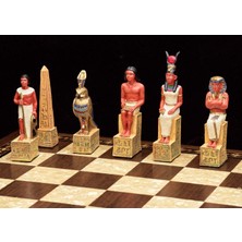 Magnet Depo Mısır-Roma Temalı Satranç Figürleri Orta Boy Şah 8 cm (Sadece Figür)