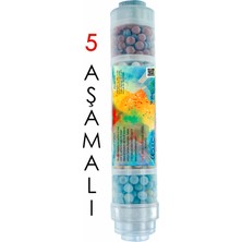 5 Aşamalı Su Arıtma Yüksek Mineral Filtresi