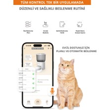 Greenwich Otomatik Mama Kabı | 4 L | Kameralı | 720 P Hd | Akıllı | Kedi Köpek