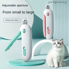 Exelox Törpülü Hazneli Ayarlanabilir Kedi Köpek Tırnak Makası