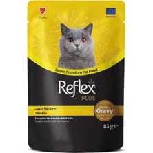 Karışık Soslu Kedi Yaş Maması Kedi Pouch 85 gr - 48 Adet