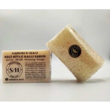 El Yapımı Doğal Kabak Lifli Sabun Keçi Sütlü ve Ballı