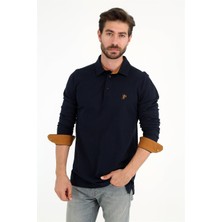 Chatham - Lacivert Uzun Kollu Polo
