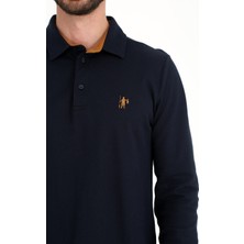 Chatham - Lacivert Uzun Kollu Polo