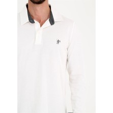 Glacier - Ekru Uzun Kollu Polo