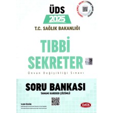 2025 Sağlık Bakanlığı Ünvan Değişikliği Sınavı Tıbbi Sekreter Konu Soru Deneme Kitabı Online 2 Deneme Hediye