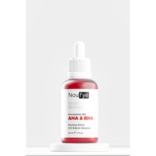 Noufye %10 Aha & %2 Bha & Cilt Tonu Eşitleyici Kırmızı Peeling Cilt Serumu 30 ml