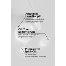 Noufye Arbutin Leke Karşıtı & Canlandırıcı & Aydınlatıcı Cilt Bakım Serumu 30 ml