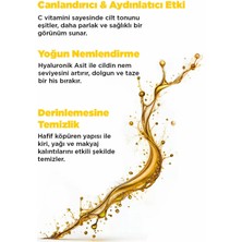 Noufye C Vitamini & Hyaluronic Acid Aydınlatıcı, Leke Karşıtı Yüz Temizleme Jeli 200 ml