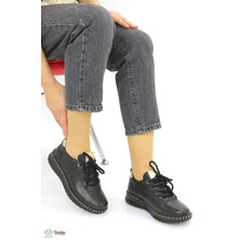 Kadın Spor Tarz Ortopedik Günlük  Deri Ayakkabı M26YA3275