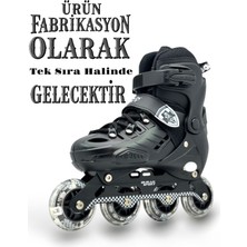 Profesyonel Işıklı Silikon Teker Ayarlanabilir Çocuk-Yetişkin Paten