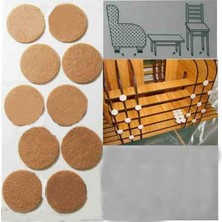 Sandalye, Masa Mobilya Ayağına Zemin Koruyucu Keçe Ø45CM 10 Adet Kendinden Yapışan Ses Önleyici Mat