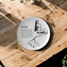 Balık Burcu Porselen Tabak