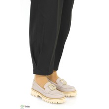 Mammamia Kadın Günlük Loafer  Deri Bağsız Ortopedik Ayakkabı M26YA3855