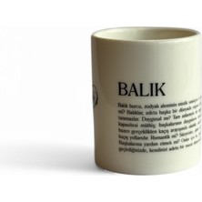 Balık Burcu Porselen Kupa