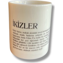 Ikizler Burcu Porselen Kupa