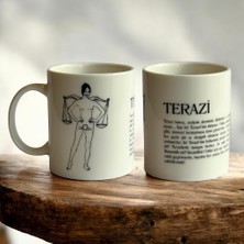 Terazi Burcu Porselen Kupa