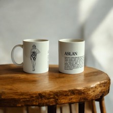 Aslan Burcu Porselen Kupa