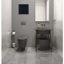 Process Antrasit Plastik Banyo Wc Ayarlı Menfez Havalandırma