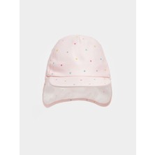 LC Waikiki Lcw Baby Kız Bebek Plaj Şapkası Desenli Mikrofiber Günlük Kullanım İçin