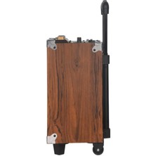 Baab B-Q12 12''30CM Kablosuz 1 El Mikrofon Bluetooth Şarjlı Müzik Kutusu