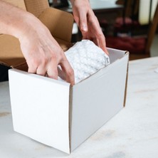 Kraft Balonlu Kağıt Patpat  - (58X38 Cm) 100 Yaprak / 60 M  - Çevre Dostu Balonlu Ambalaj Kağıdı