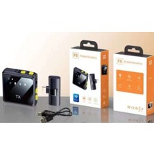 Brijo Store Ivo-Tech F9 Iphone Girişli Telefon Uyumlu Wireless Youtube Tiktok Yayın Kablosuz Yaka Mikrofonu