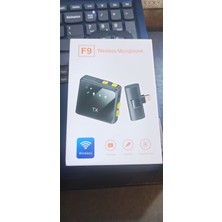 Brijo Store Ivo-Tech F9 Iphone Girişli Telefon Uyumlu Wireless Youtube Tiktok Yayın Kablosuz Yaka Mikrofonu