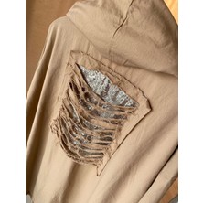 Store By Dilara Sırtı Pul Payet Detaylı Gabardin Ceke