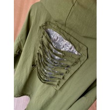 Store By Dilara Sırtı Pul Payet Detaylı Gabardin Ceke