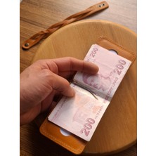MAT DERİ  Deri Para Klipsli Cüzdan & Kartlık Slim Kartlık