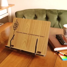 Hü Ma Tasarım ve Aksesuar Masaüstü Kitap Okuma Standı Kuran Rahlesi Tablet Standı Hafız Için Öğrenci Için Hediye Rahle