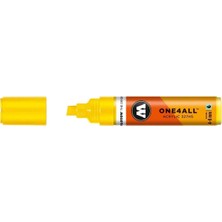 Molotow 327HS ONE4ALL Yan Kesik Uç Akrilik Marker Kalem 4-8 mm Zinc Yellow 006