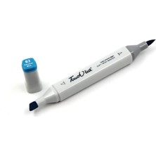 Depposite Touchliit Çift Taraflı Marker Kalem Carulean Blue B63