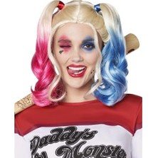 Acornbella Suicide Squad Harley Quinn Kostüm Peruk
