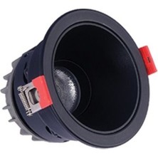 Ack AD01-15030 5 W Hareketli Alüminyum Kasa Spot 6500K Siyah Kasa-Siyah Reflektör