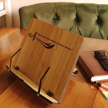 Hü Ma Tasarım ve Aksesuar Masaüstü Kitap Okuma Standı Kuran Rahlesi Tablet Standı Hafız Için Öğrenci Için Hediye Rahle