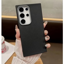 Pronorth Samsung Galaxy S25 Ultra Uyumlu Deri Görünümlü Silikon Kılıf / Kapak