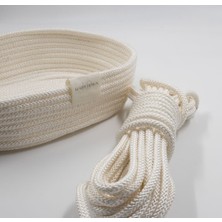 Bavyera Tekstil, Örgü Halat 10 Metre (7mm) Tress Kordon Ip Paracord Makrome Suplai Hobi, Kamp, Çadır, Hamak
