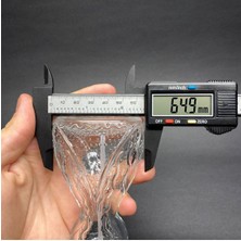 Ahsa Ticaret 1 Adet 80 cc Gelin Model Cam Parfüm Kolonya Şişesi - Hediyelik Kolonya Şişesi - 80 ml