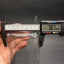 Ahsa Ticaret 2 Adet 200 cc Yassı Kolonya Cam Şişe - Cam Konyak Likör Şişesi - 200 ml