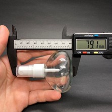 Ahsa Ticaret 4 Adet 50 cc Basık Kolonya Şişesi - Düğün, Nişan, Kına Için Hediyelik Kolonya Şişeleri - 50 ml