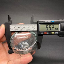 Ahsa Ticaret 4 Adet 50 cc Kubbe Cam Şişe - Düğün, Nişan, Kına İçin Hediyelik Kolonya Şişeleri - 50 ml